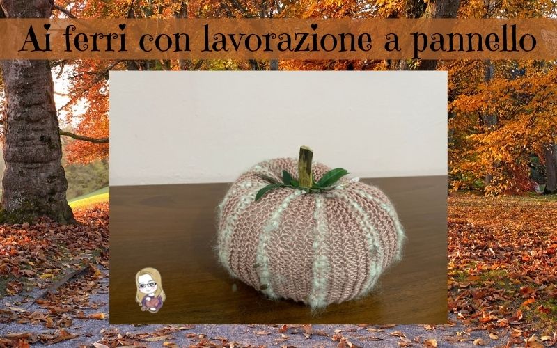 Zucca ai ferri diritti con il punto legaccio